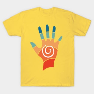 Artsy colored hand T-Shirt